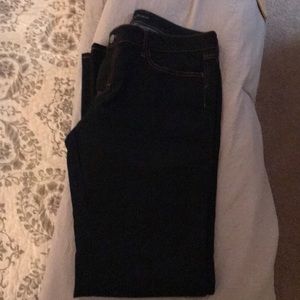 Banana republic dark wide leg jeans